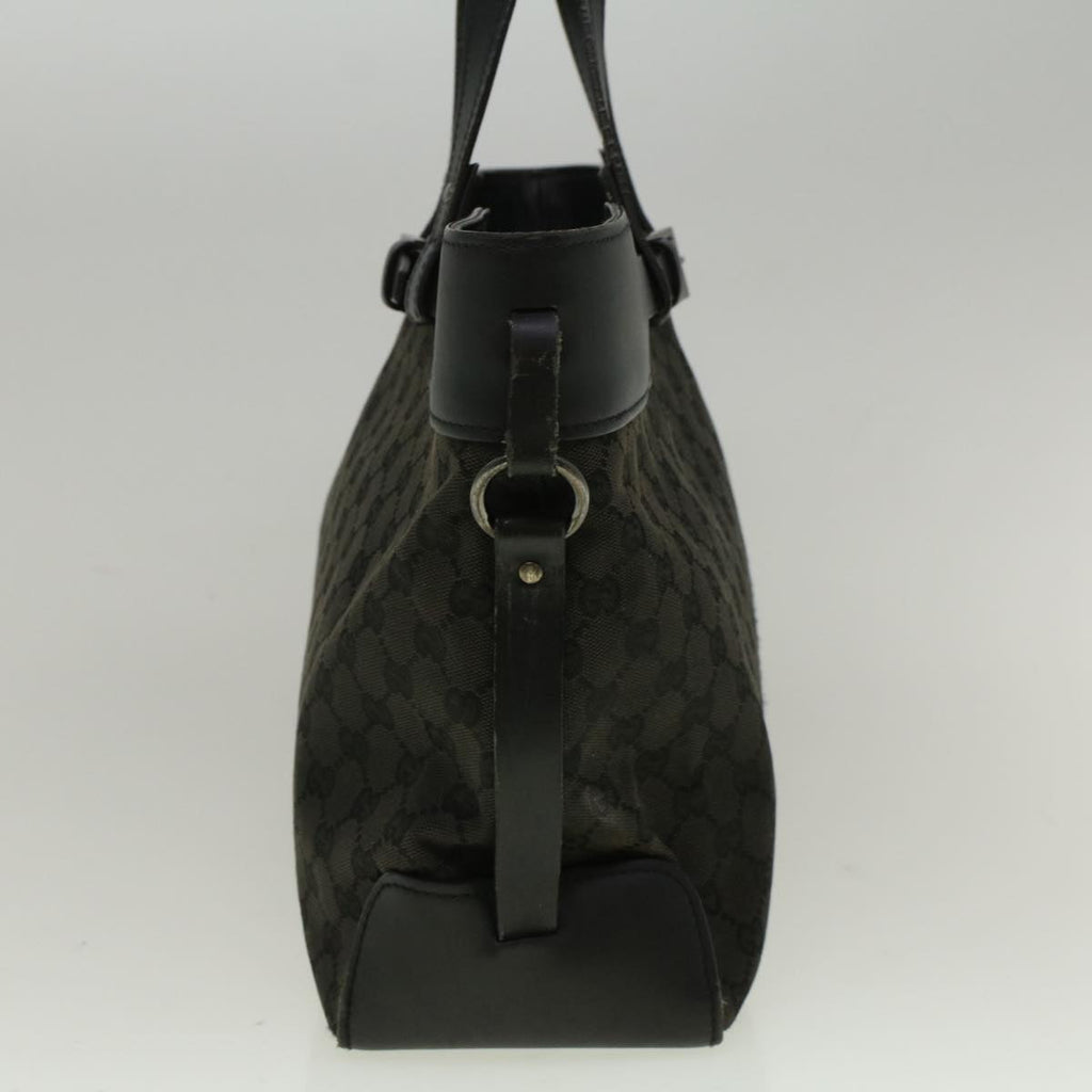 GUCCI GG Canvas Hand Bag Black 106251 56291
