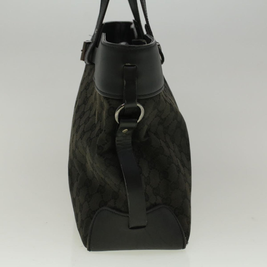GUCCI GG Canvas Hand Bag Black 106251 56291