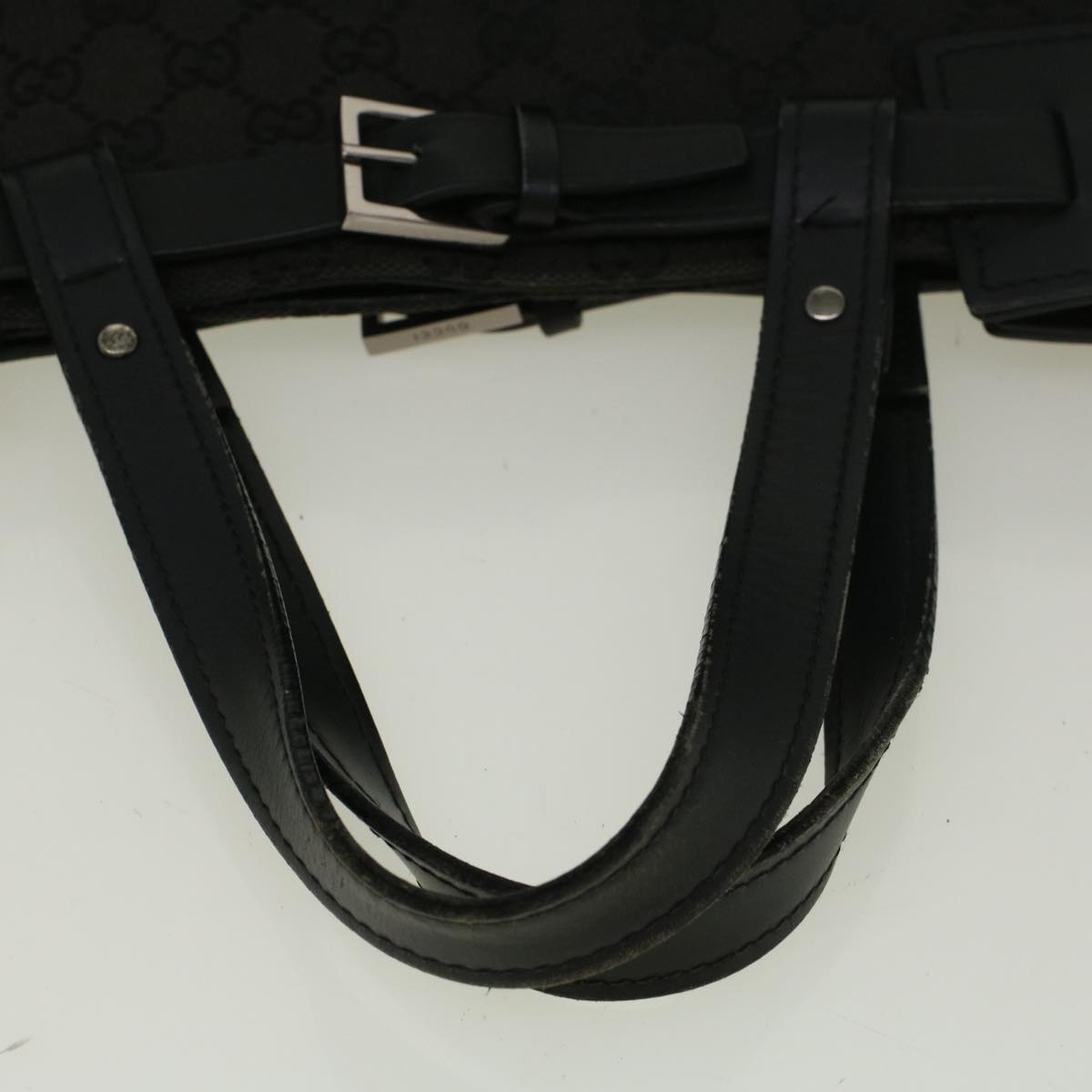 GUCCI GG Canvas Hand Bag Black 106251 56291