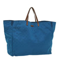 GUCCI GG Canvas Tote Bag Blue 286198 56293