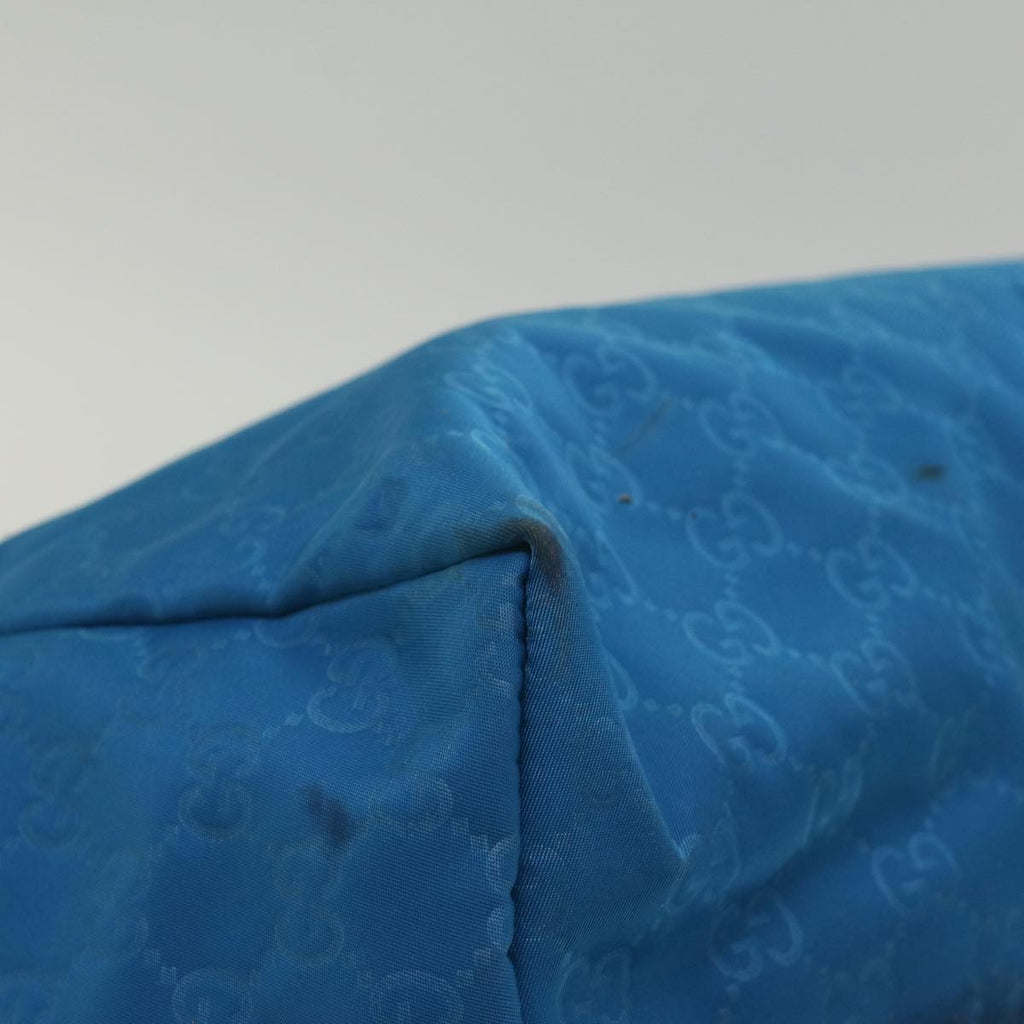 GUCCI GG Canvas Tote Bag Blue 286198 56293