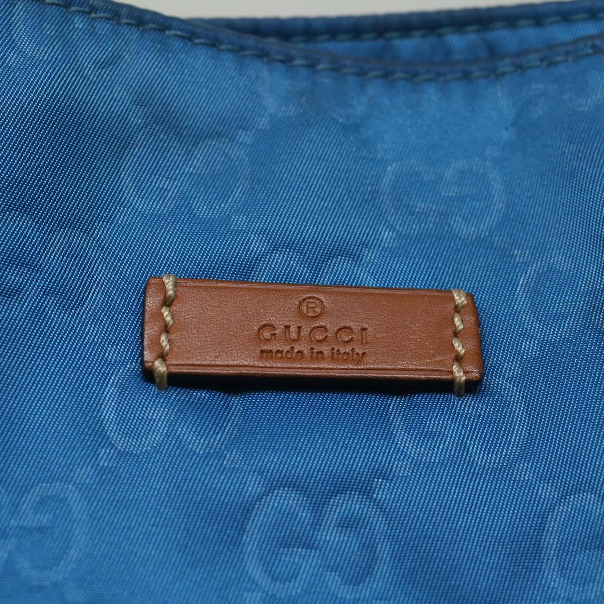 GUCCI GG Canvas Tote Bag Blue 286198 56293