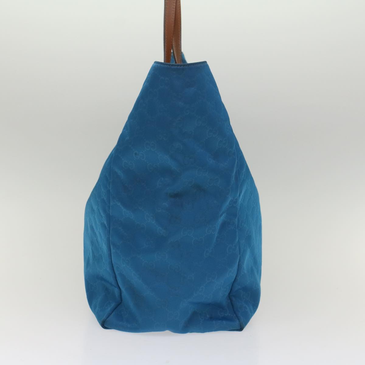 GUCCI GG Canvas Tote Bag Blue 286198 56293