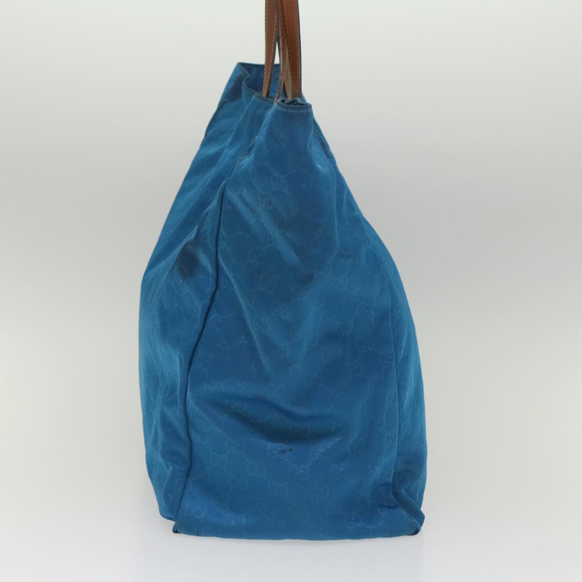 GUCCI GG Canvas Tote Bag Blue 286198 56293