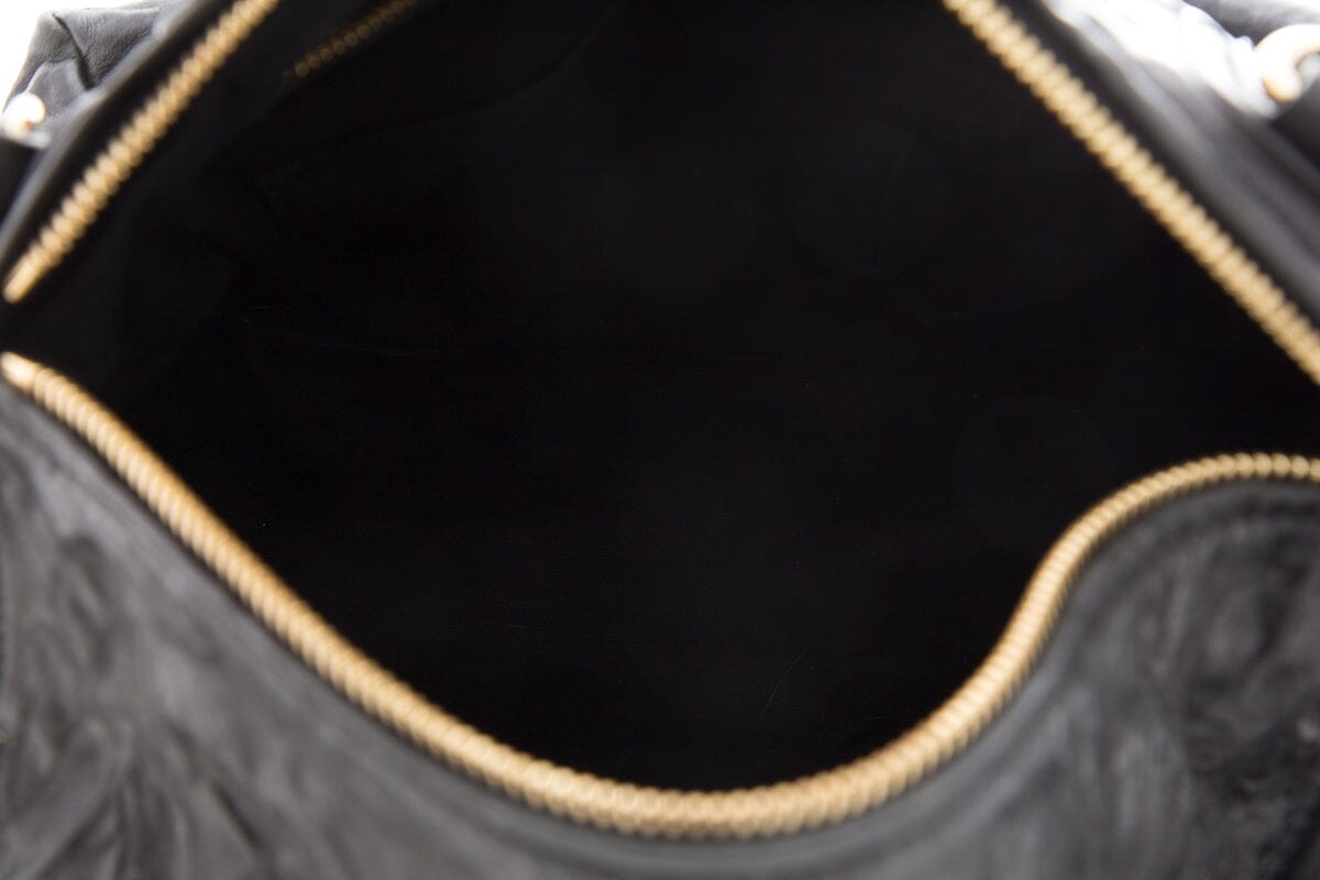 Givenchy "Pandora"  Medium Black Tumbled Leather Cross-Body