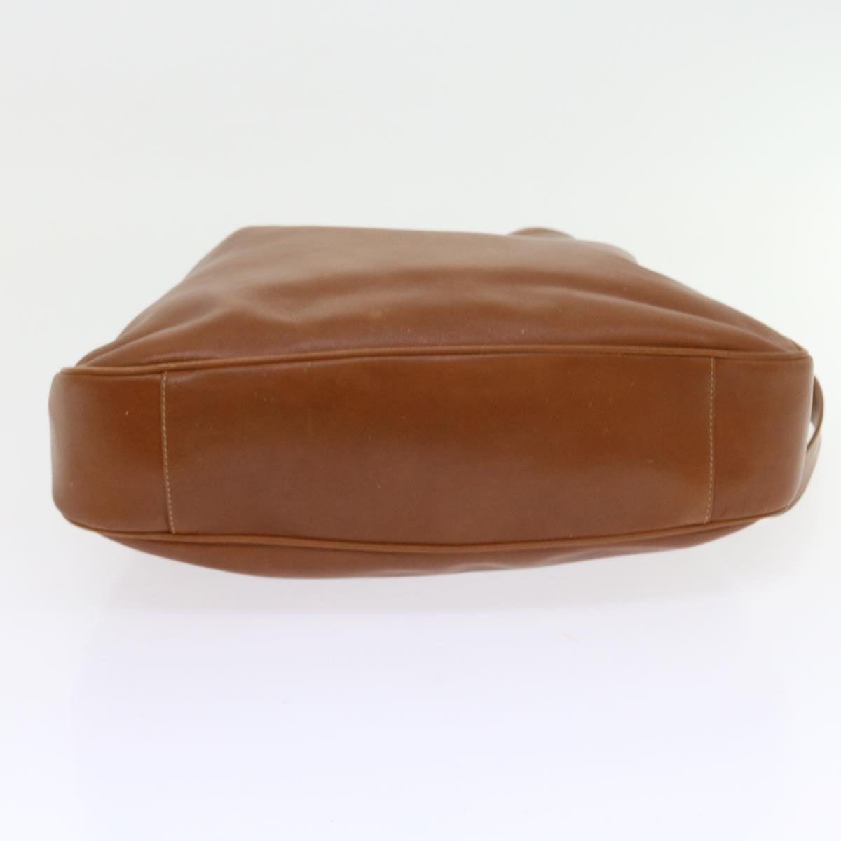 GUCCI Bamboo Shoulder Bag Leather 2way Brown 56298