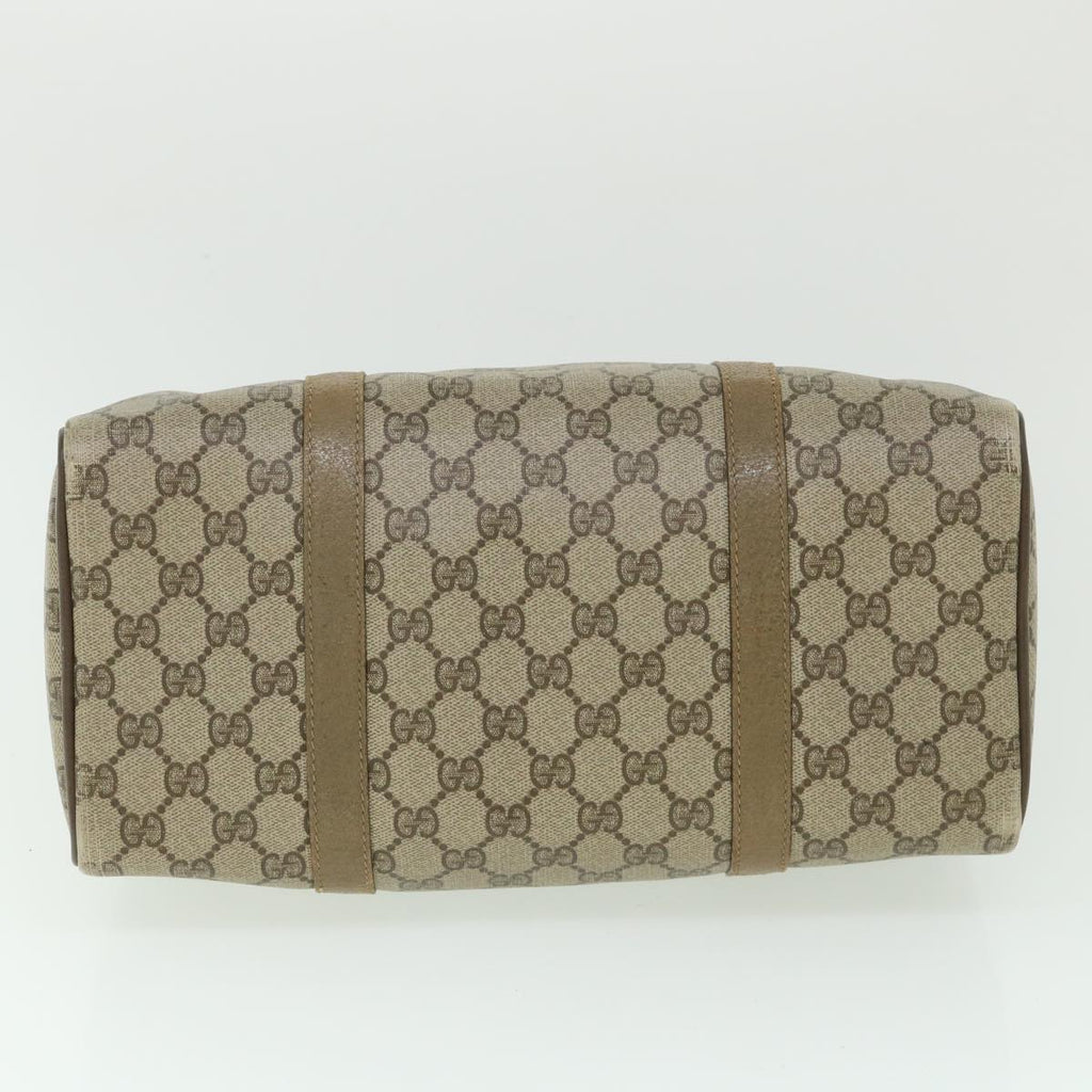 GUCCI GG Supreme Web Sherry Line Hand Bag Beige Red Green 40 02 007 56312