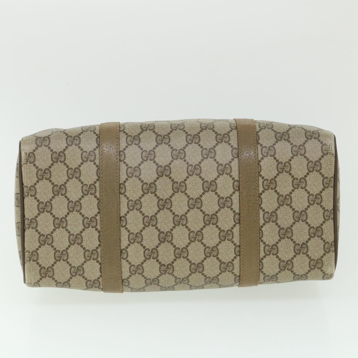 GUCCI GG Supreme Web Sherry Line Hand Bag Beige Red Green 40 02 007 56312