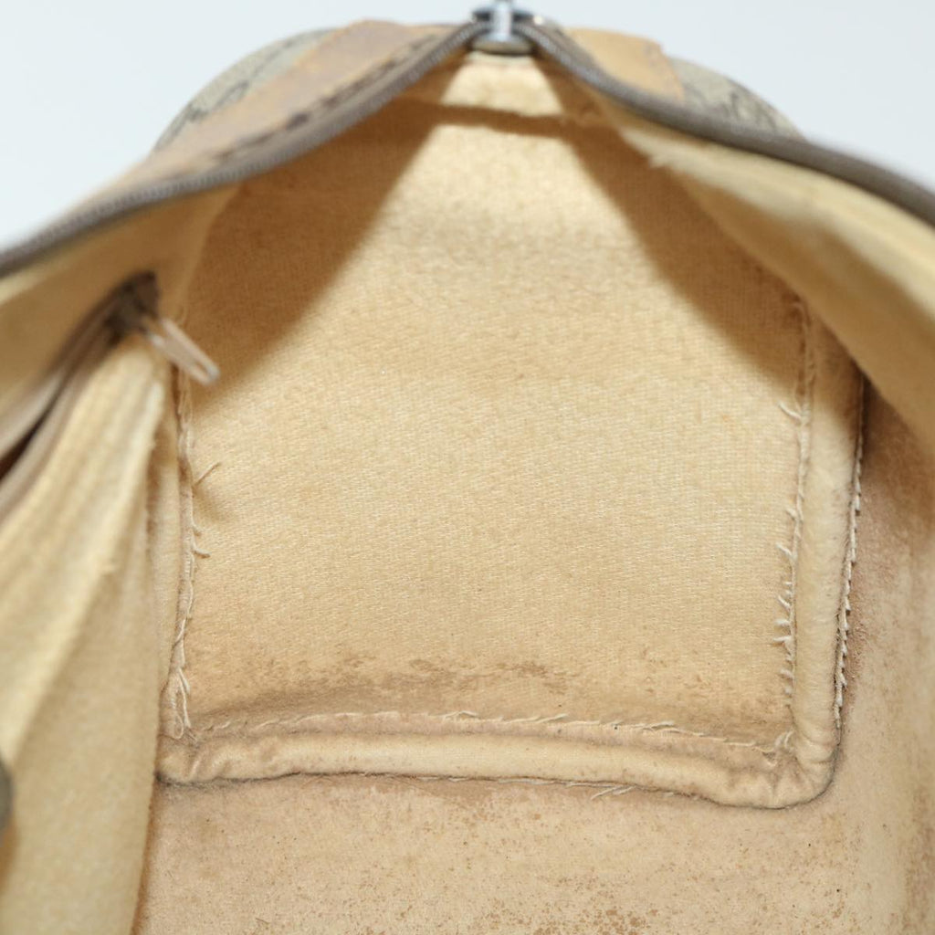 GUCCI GG Supreme Web Sherry Line Hand Bag Beige Red Green 40 02 007 56312