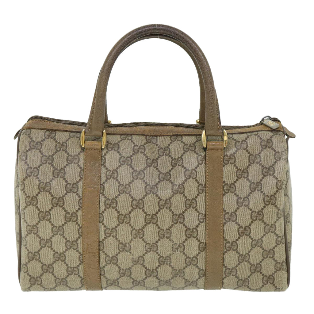 GUCCI GG Supreme Web Sherry Line Hand Bag Beige Red Green 40 02 007 56312