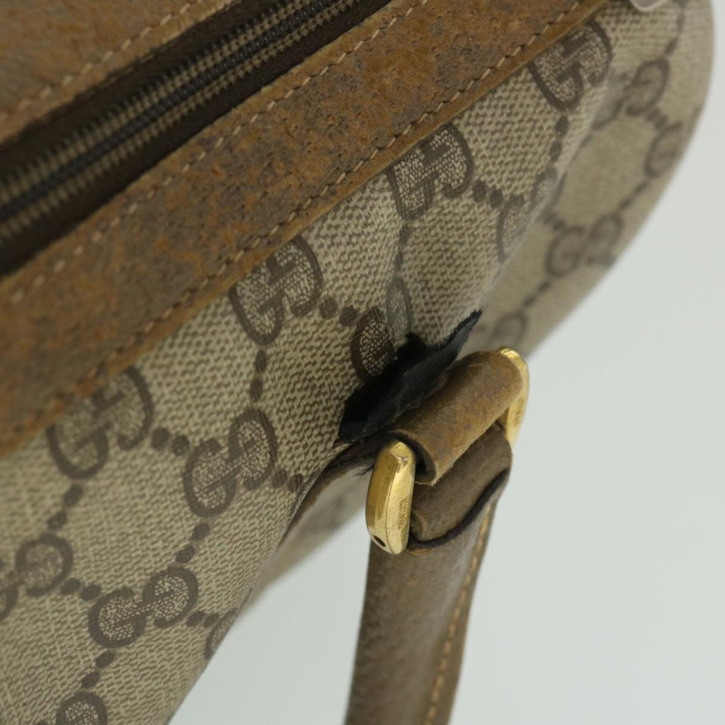 GUCCI GG Supreme Web Sherry Line Hand Bag Beige Red Green 40 02 007 56312