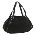 GUCCI GG Canvas Tote Bag Black 130736 56317