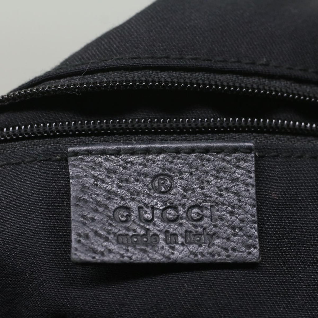 GUCCI GG Canvas Tote Bag Black 130736 56317