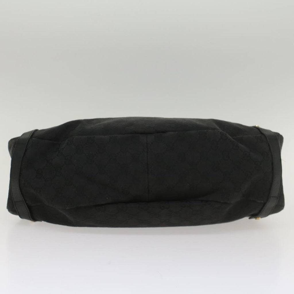 GUCCI GG Canvas Tote Bag Black 130736 56317