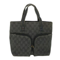GUCCI GG Canvas Hand Bag Gray 105650 56318