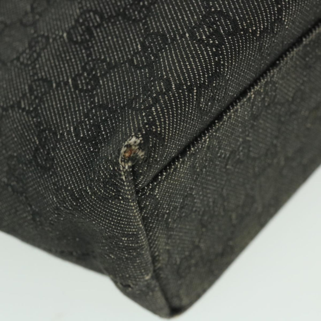GUCCI GG Canvas Hand Bag Gray 105650 56318