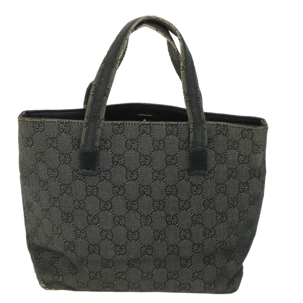 GUCCI GG Canvas Hand Bag Gray 105650 56318