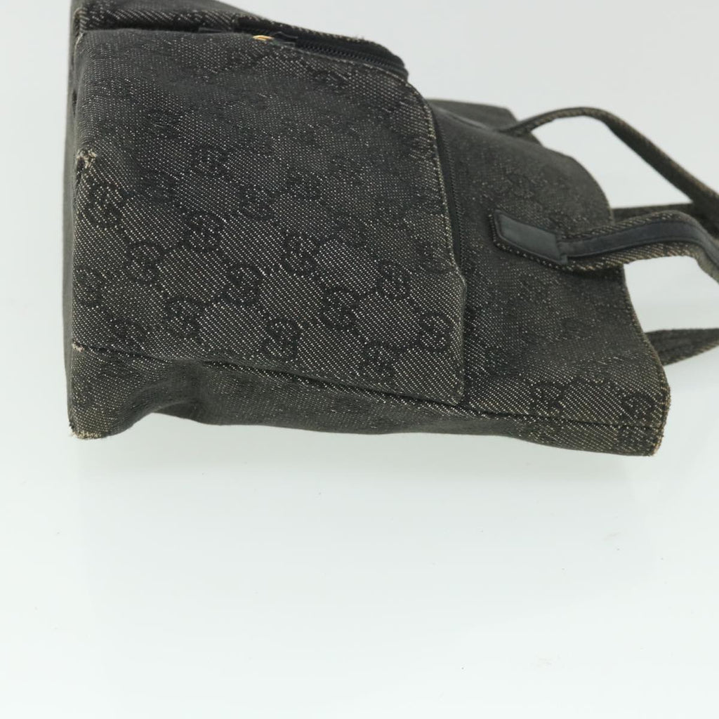 GUCCI GG Canvas Hand Bag Gray 105650 56318