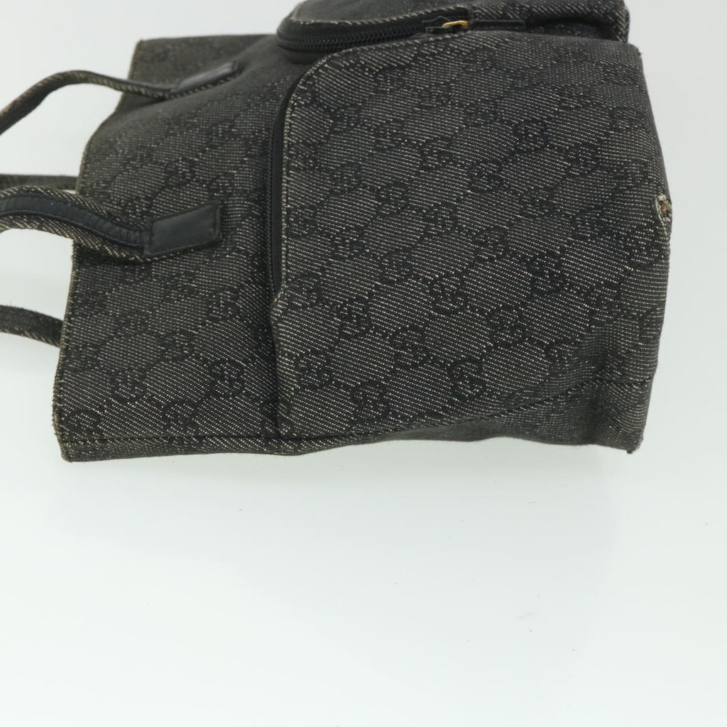 GUCCI GG Canvas Hand Bag Gray 105650 56318