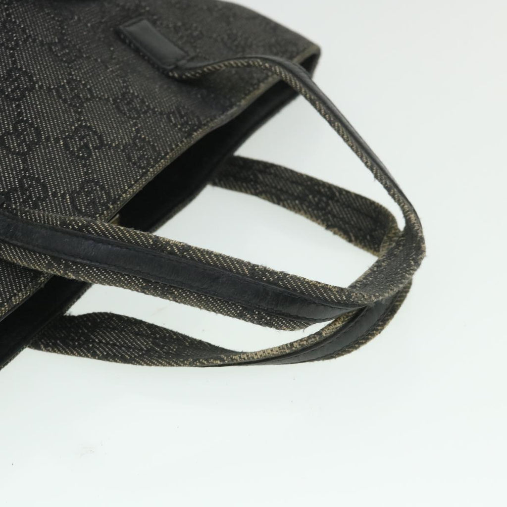 GUCCI GG Canvas Hand Bag Gray 105650 56318