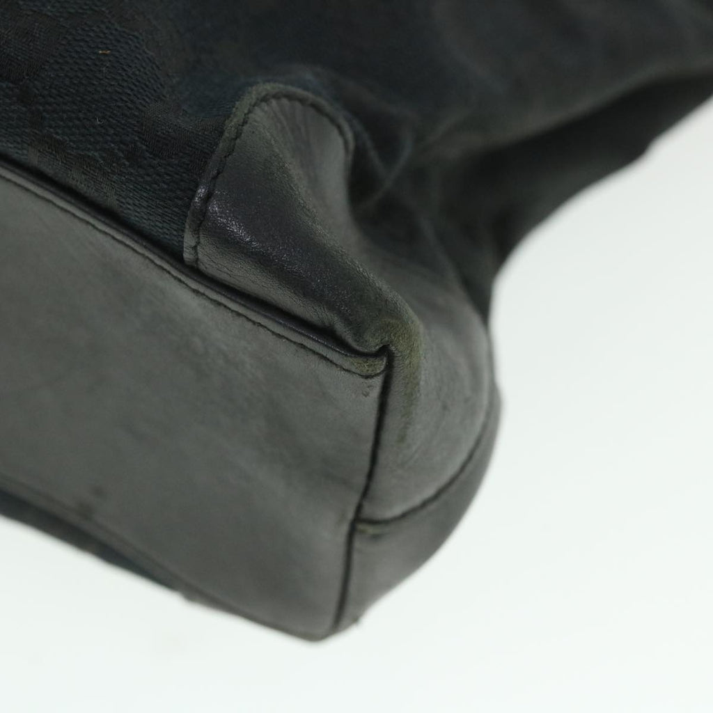 GUCCI GG Canvas Hand Bag Black 002119 56319