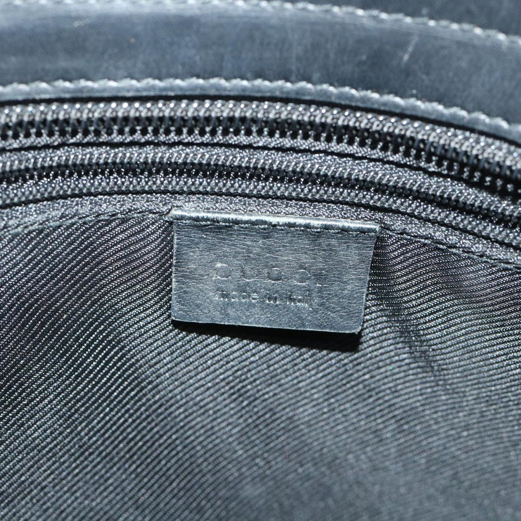 GUCCI GG Canvas Hand Bag Black 002119 56319