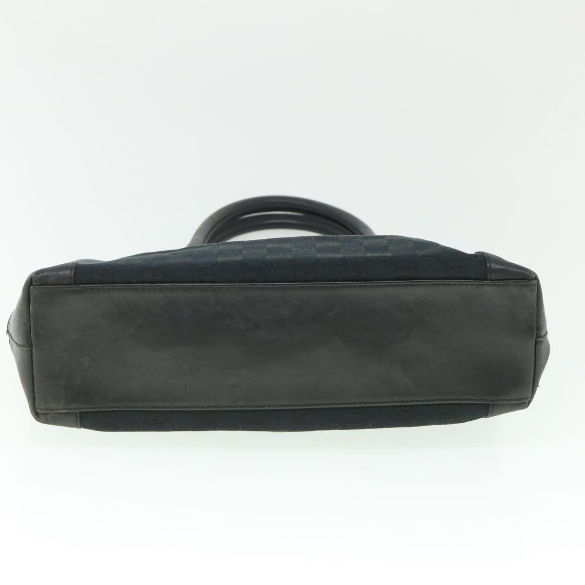 GUCCI GG Canvas Hand Bag Black 002119 56319