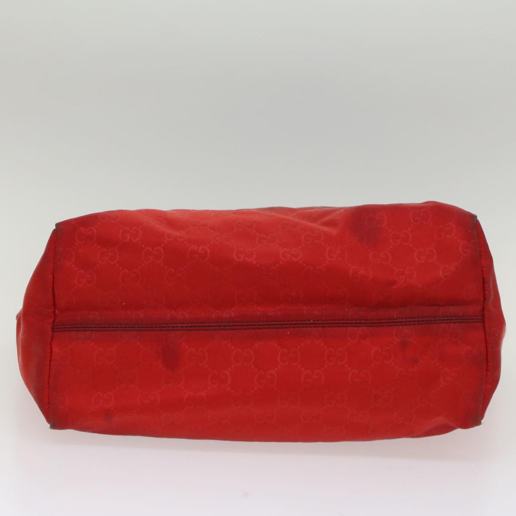 GUCCI GG Canvas Tote Bag Red 282439 56320
