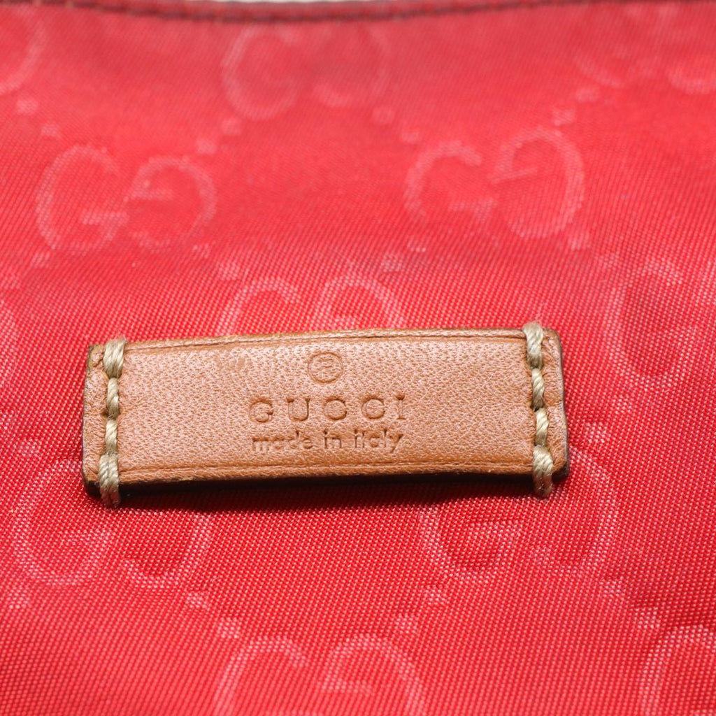 GUCCI GG Canvas Tote Bag Red 282439 56320