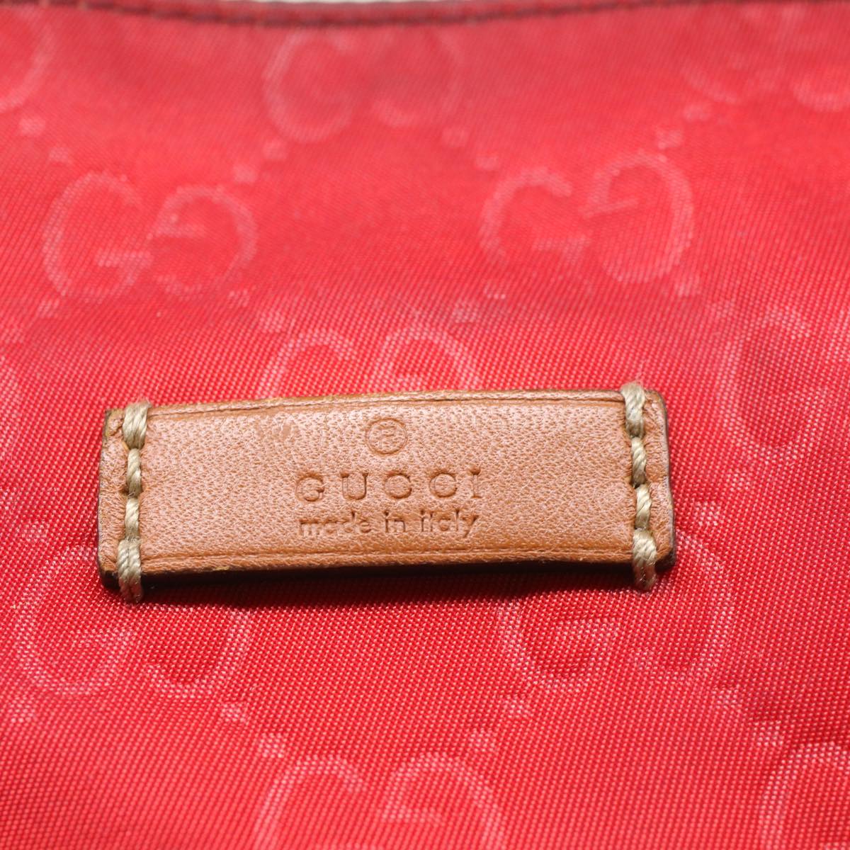 GUCCI GG Canvas Tote Bag Red 282439 56320
