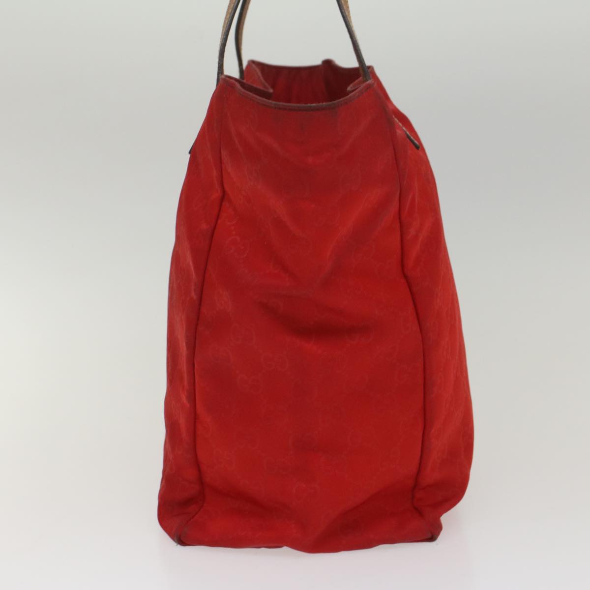 GUCCI GG Canvas Tote Bag Red 282439 56320