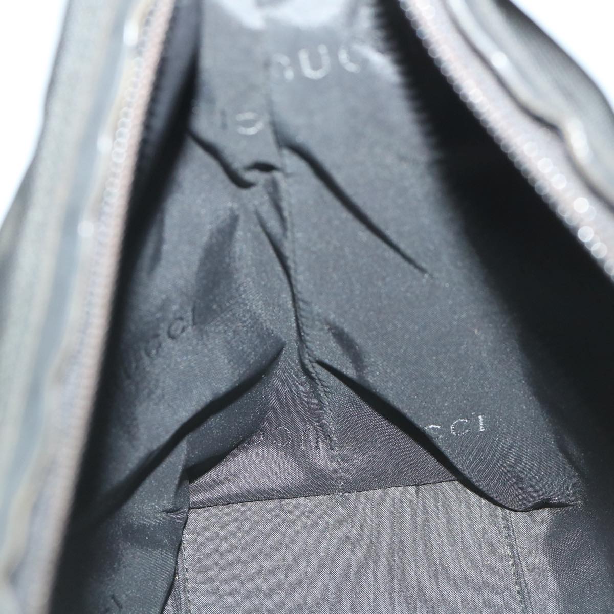 GUCCI Shoulder Bag Nylon Black 56329
