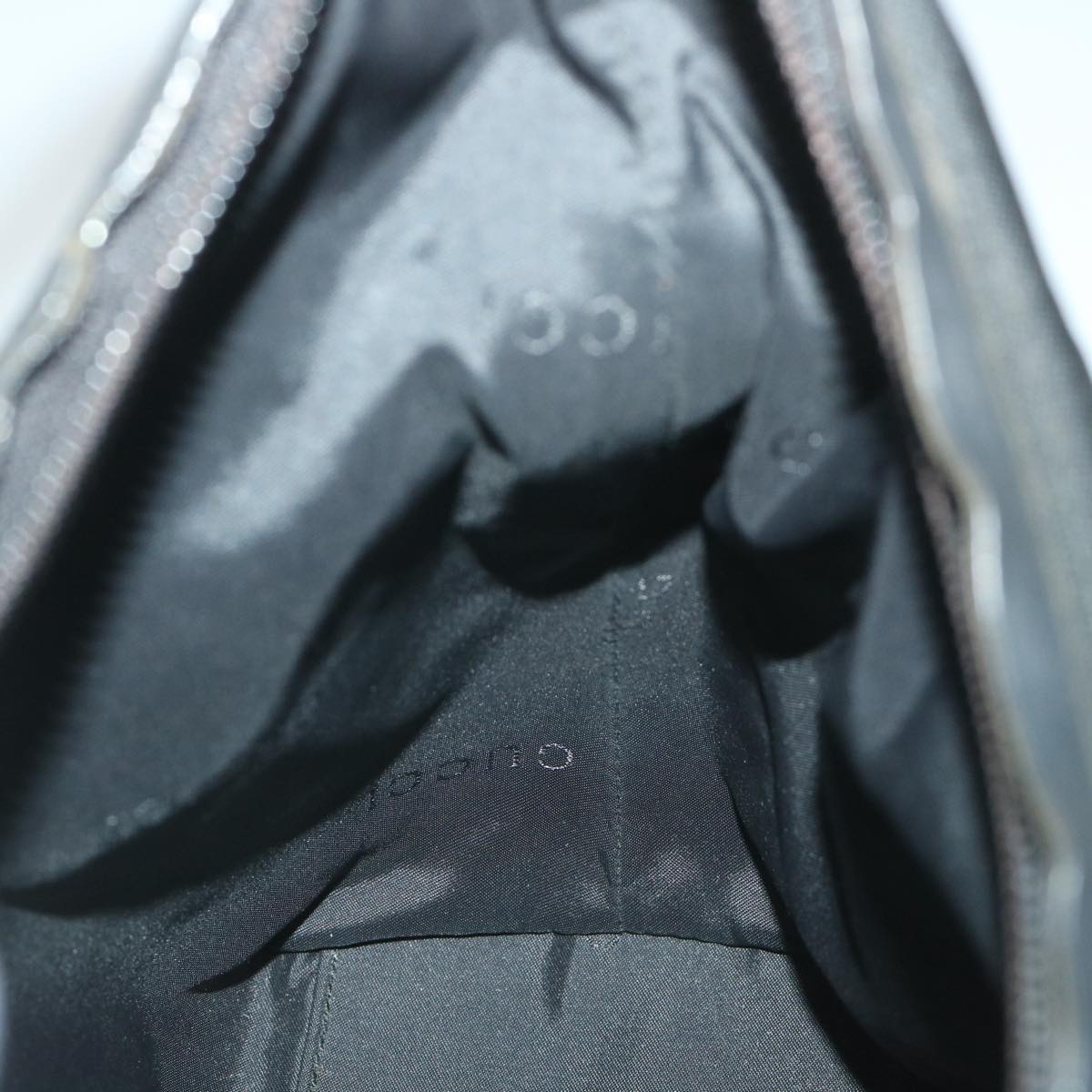 GUCCI Shoulder Bag Nylon Black 56329