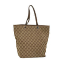 GUCCI GG Canvas Tote Bag Beige 31243 56330