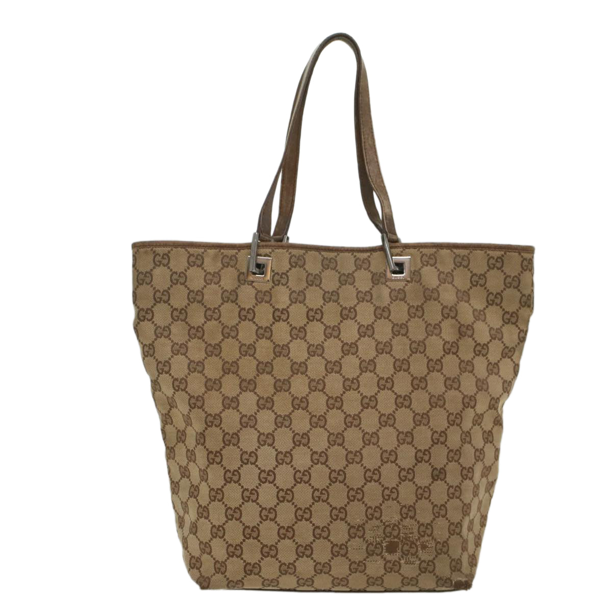 GUCCI GG Canvas Tote Bag Beige 31243 56330
