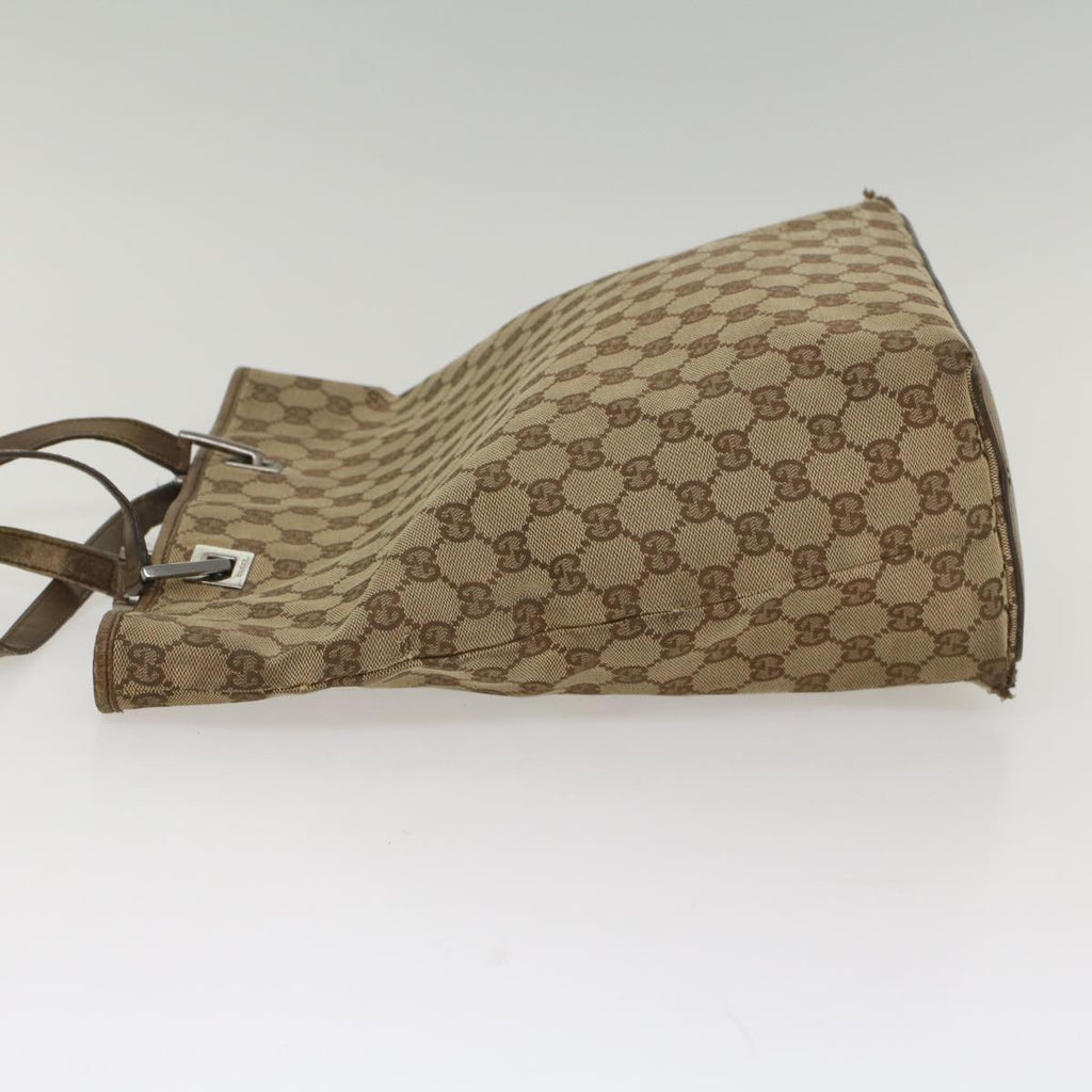 GUCCI GG Canvas Tote Bag Beige 31243 56330