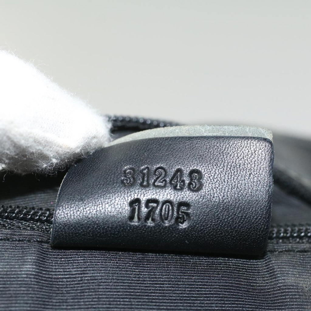 GUCCI GG Canvas Tote Bag Black 31243 56348