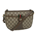 GUCCI GG Supreme Web Sherry Line Shoulder Bag Beige Red 89 02 032 56367