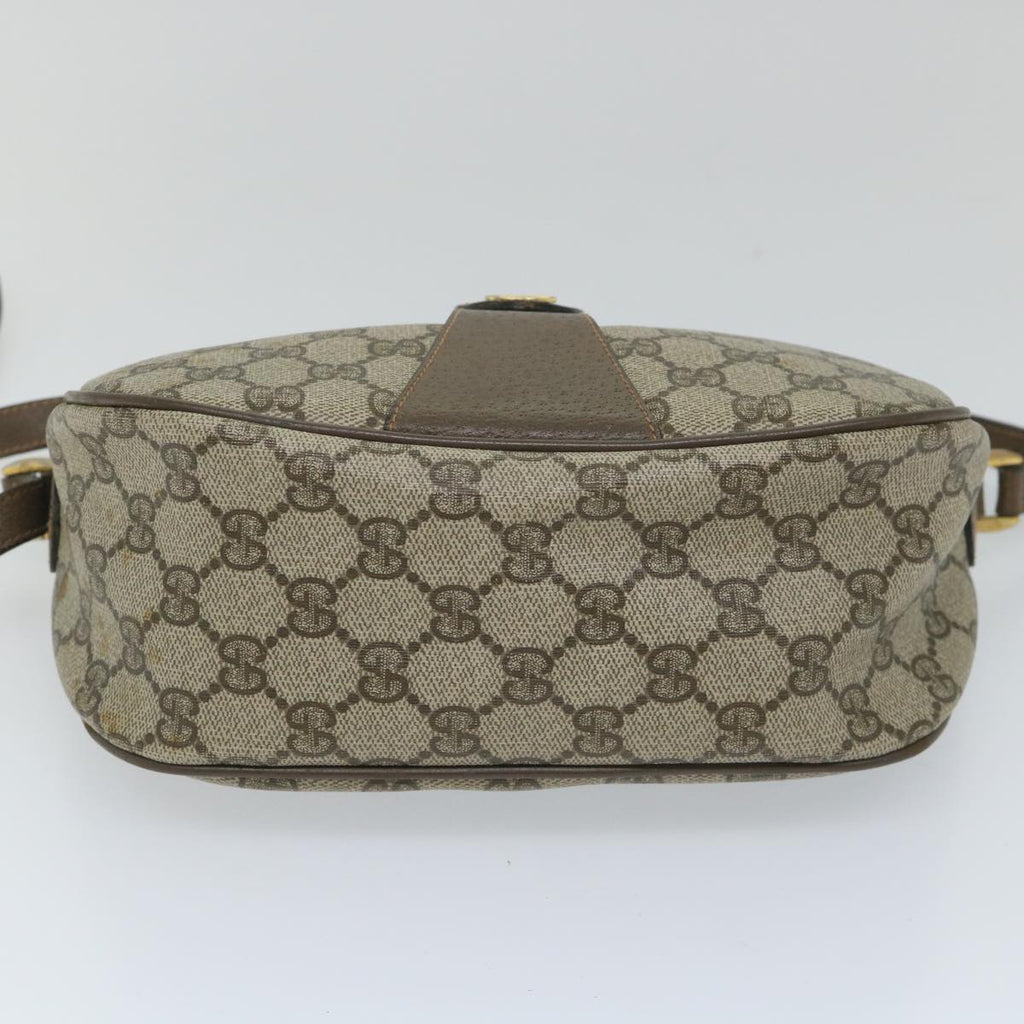 GUCCI GG Supreme Web Sherry Line Shoulder Bag Beige Red 89 02 032 56367