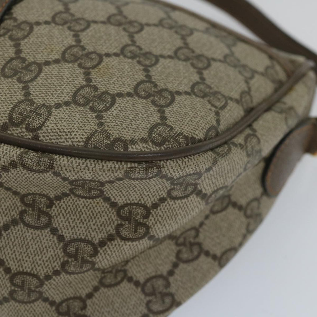 GUCCI GG Supreme Web Sherry Line Shoulder Bag Beige Red 89 02 032 56367