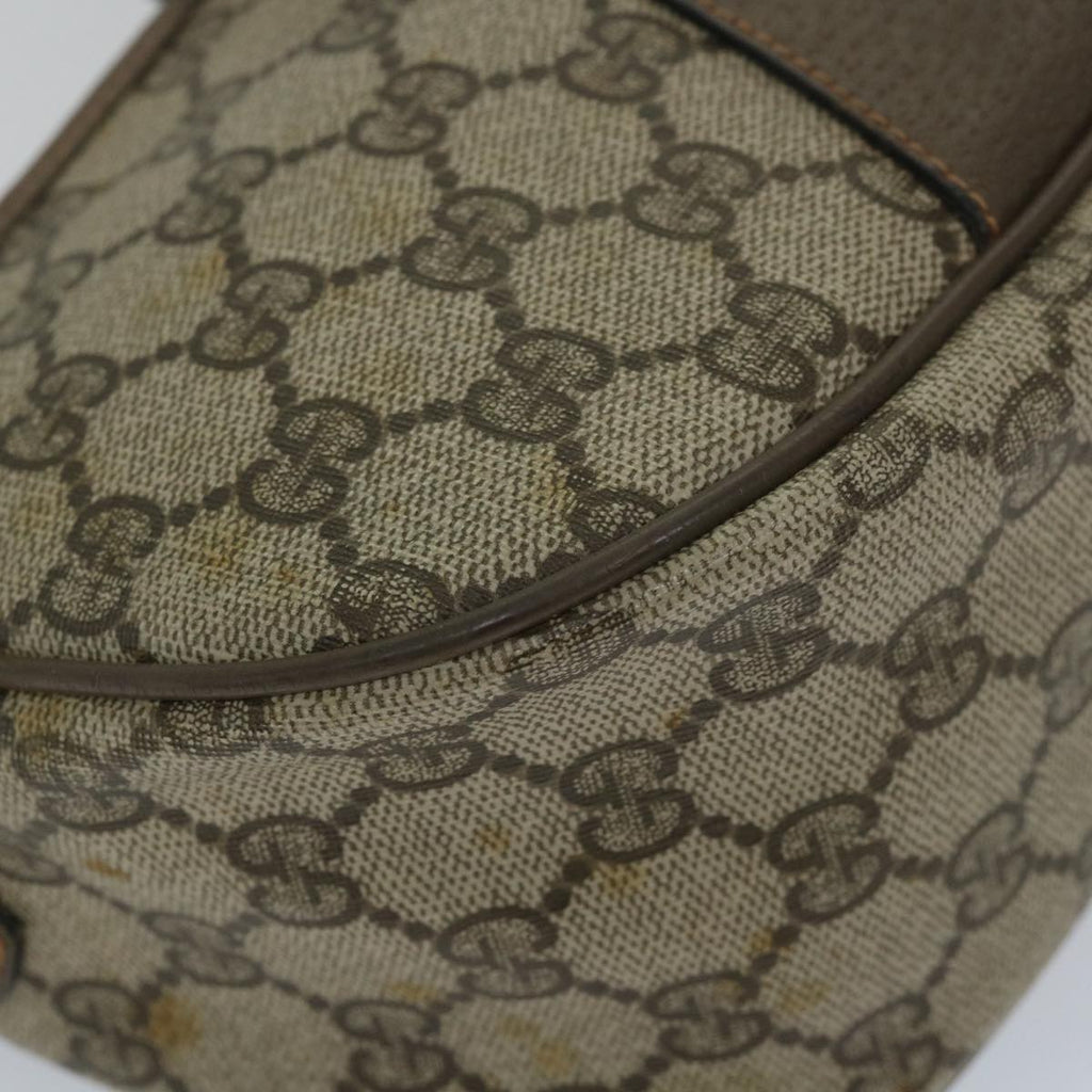 GUCCI GG Supreme Web Sherry Line Shoulder Bag Beige Red 89 02 032 56367