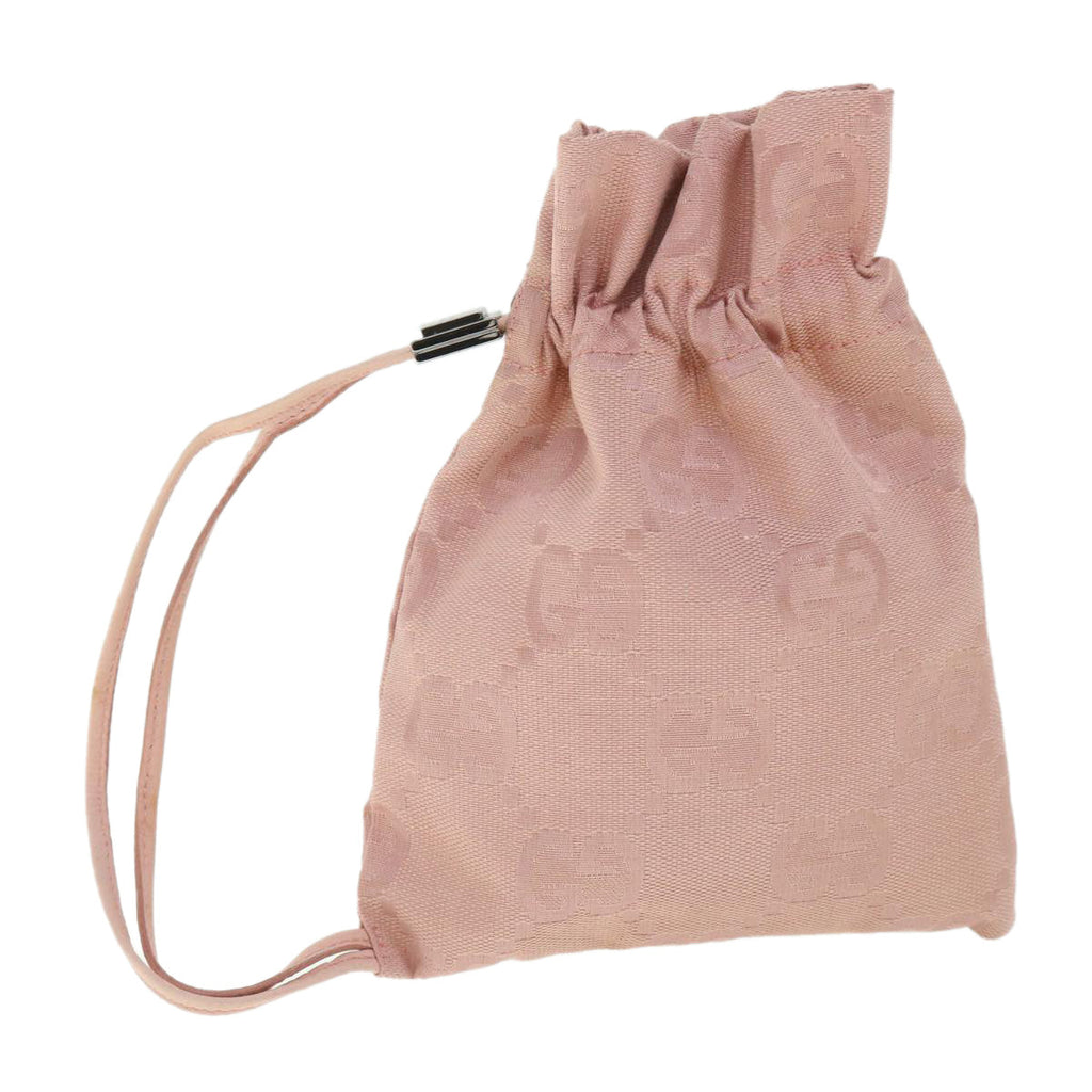 GUCCI GG Canvas Purse Pouch Pink 039 1047 56376