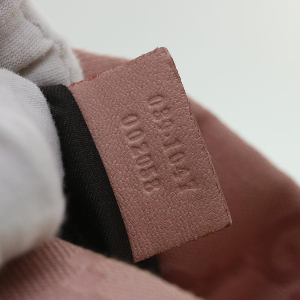 GUCCI GG Canvas Purse Pouch Pink 039 1047 56376