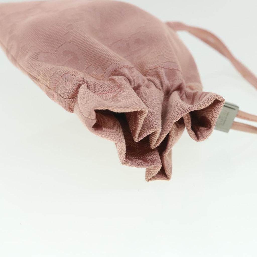 GUCCI GG Canvas Purse Pouch Pink 039 1047 56376