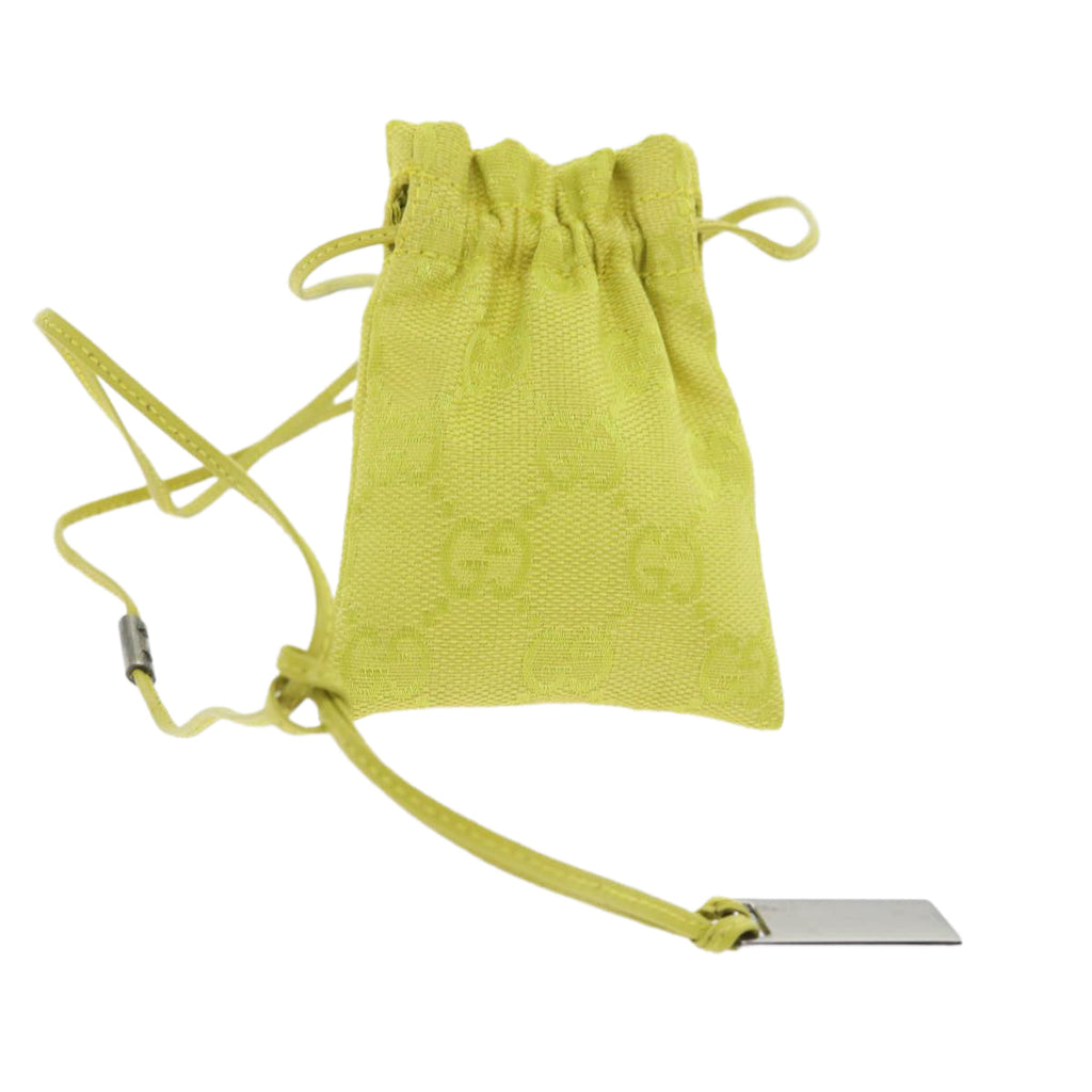GUCCI GG Canvas Accessory Case Yellow 039 1705 56377