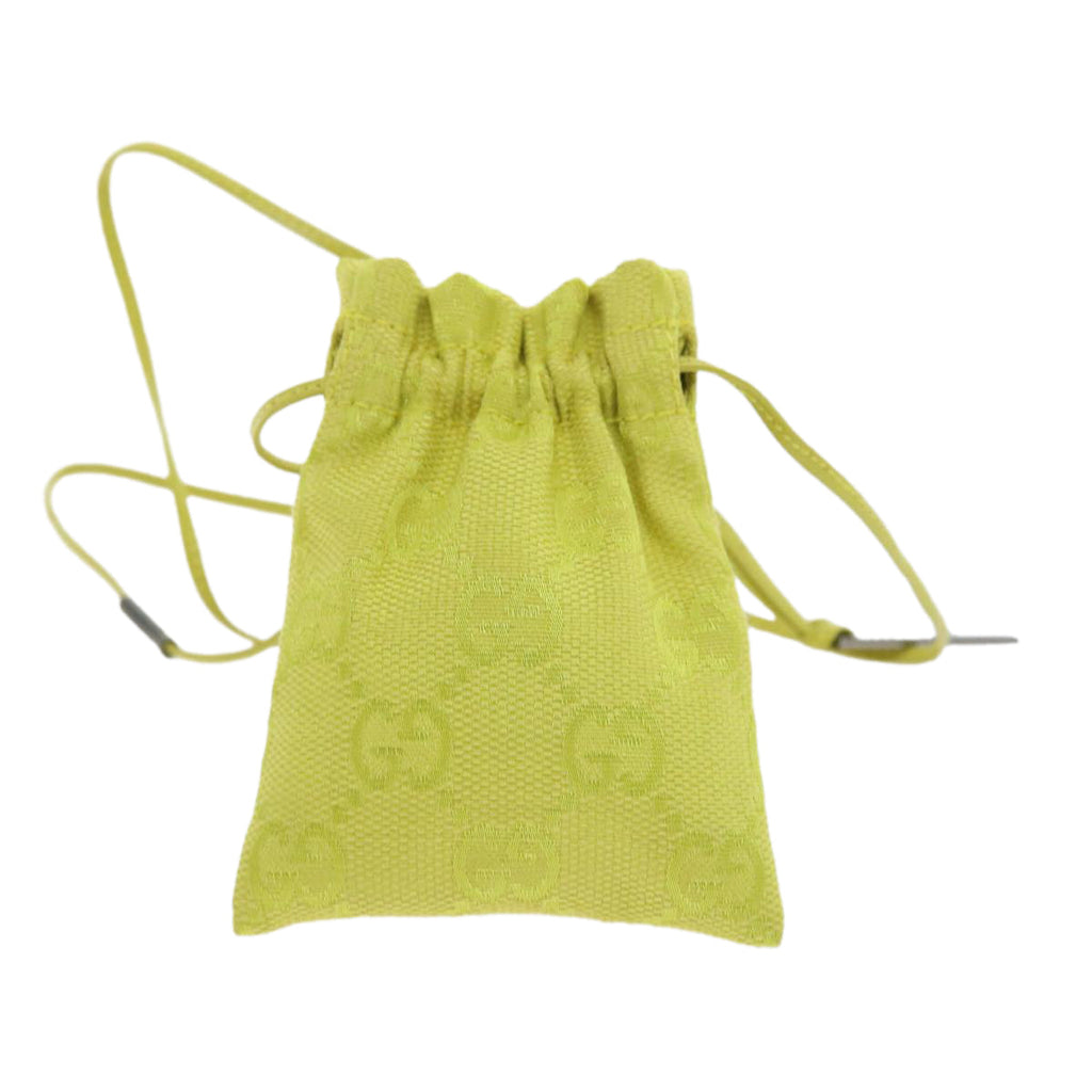 GUCCI GG Canvas Accessory Case Yellow 039 1705 56377