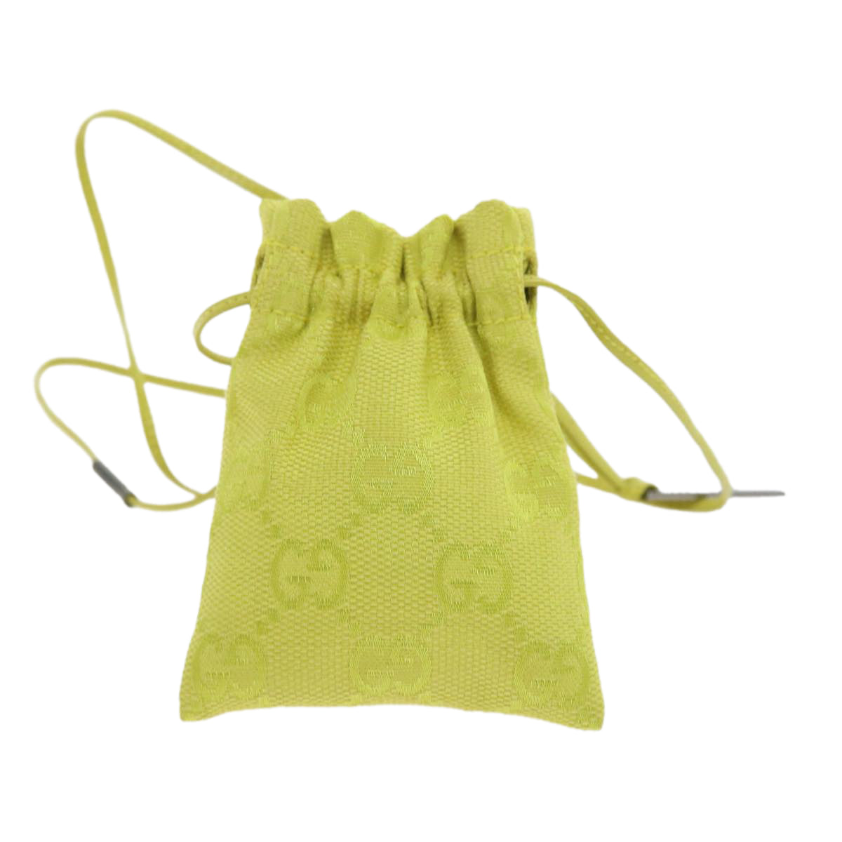 GUCCI GG Canvas Accessory Case Yellow 039 1705 56377