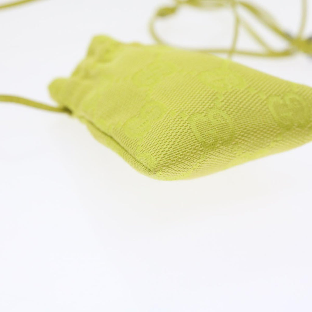 GUCCI GG Canvas Accessory Case Yellow 039 1705 56377