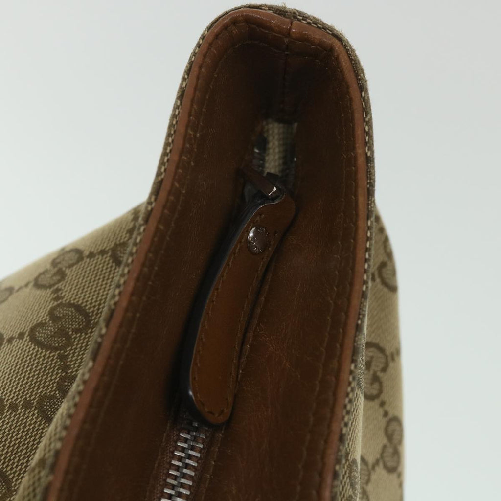 GUCCI GG Canvas Web Sherry Line Tote Bag Beige Red Green 308928 56399