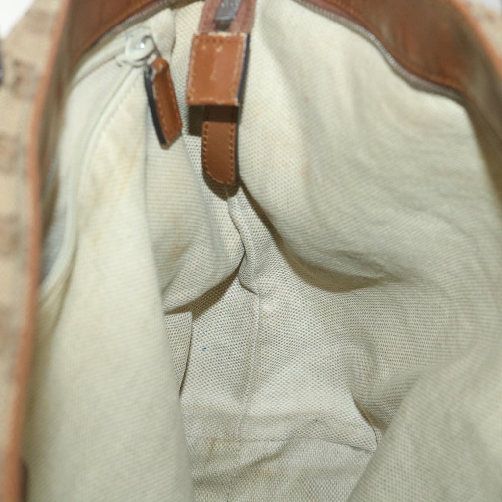 GUCCI GG Canvas Web Sherry Line Tote Bag Beige Red Green 308928 56399